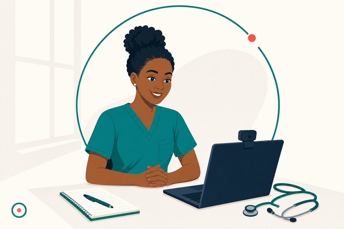New-grad RN preparing for a Kaiser Permanente interview with HireVue and sample answers